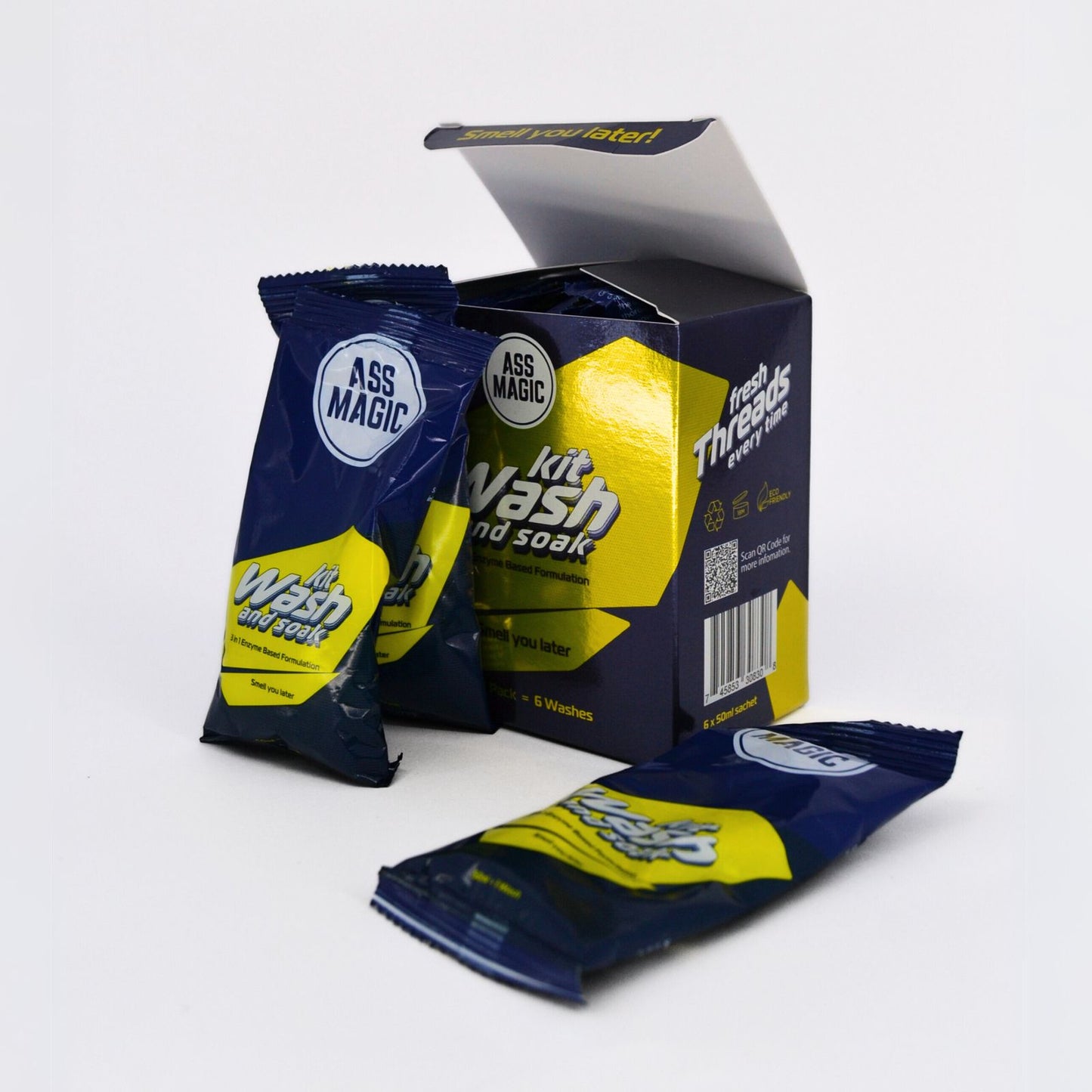 ASS MAGIC Kit Wash Travel Pack - 6 x 50ml