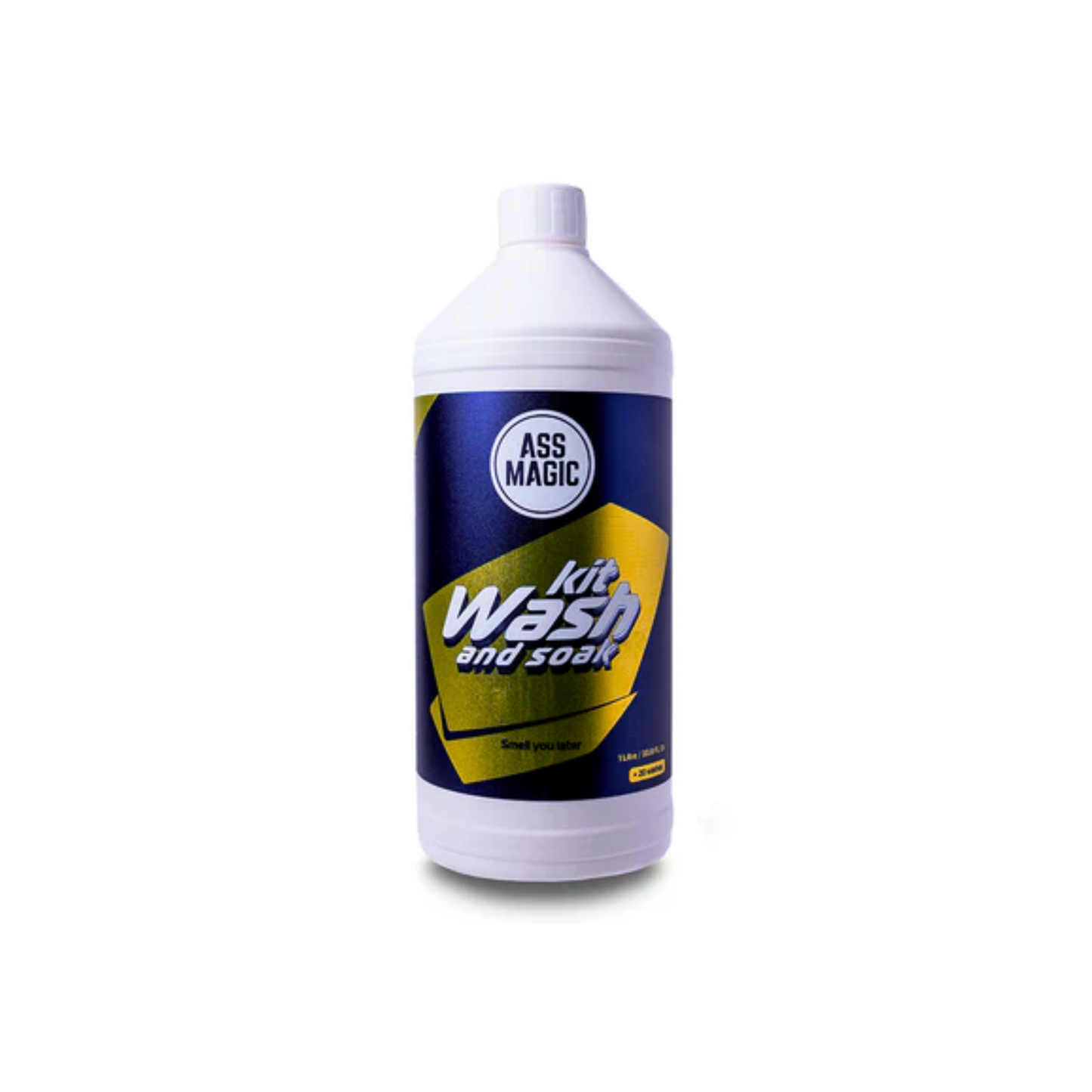 ASS MAGIC 1L Kit Wash and Soak – enzyme-based sports kit care detergent designed for lycra and technical fabric maintenance.